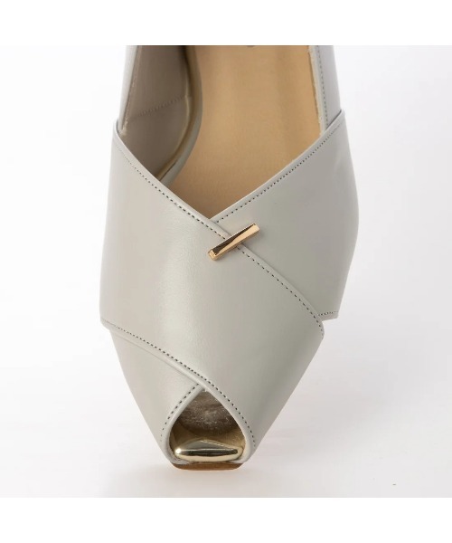 carino(カリーノ)の「オープントゥパンプス(パンプス・レディース・ブラック/ベージュ系その他/グレー・24.5cm/24cm/23.5cm/23cm/22.5cm)」の14枚目の写真
