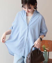 【イージーケア・UVカット】シアーラウンドシャツ
