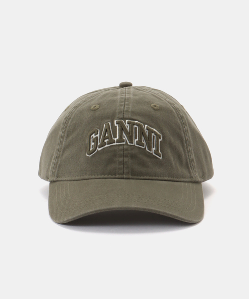 GANNI(ガニー)の「GANNI / ガニー Washed Cotton Canvas Cap Emb(キャップ・レディース・その他・FREE)」の2枚目の写真