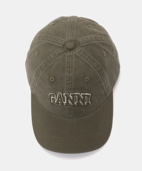 GANNI(ガニー)の「GANNI / ガニー Washed Cotton Canvas Cap Emb(キャップ・レディース・その他・FREE)」の5枚目の写真