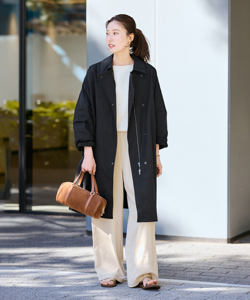 FRAMeWORK（フレームワーク）の「≪追加≫撥水ポンチョトレンチコート 3（その他アウター・レディース・ブラック・38/36）」の8枚目の写真