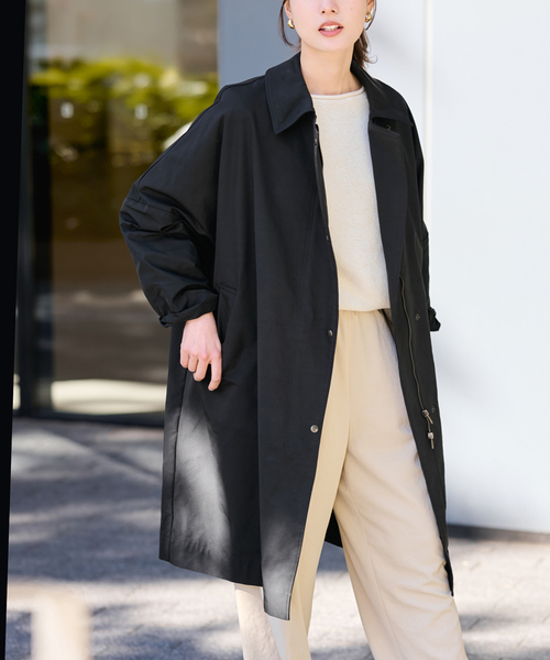 FRAMeWORK（フレームワーク）の「≪追加≫撥水ポンチョトレンチコート 3（その他アウター・レディース・ブラック・38/36）」の10枚目の写真