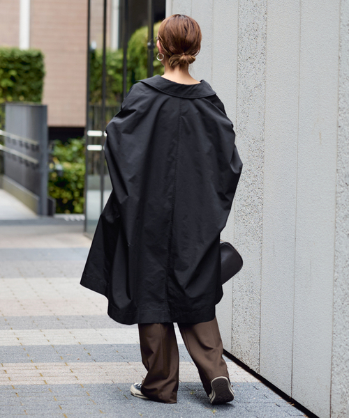 FRAMeWORK（フレームワーク）の「≪追加≫撥水ポンチョトレンチコート 3（その他アウター・レディース・ブラック・38/36）」の16枚目の写真