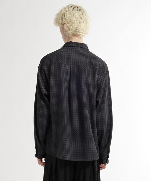 HARE（ハレ）の「コモンガラシャツ(HARE)（シャツ/ブラウス・メンズ・ブラック系その他/グリーン系その他・FREE）」の6枚目の写真