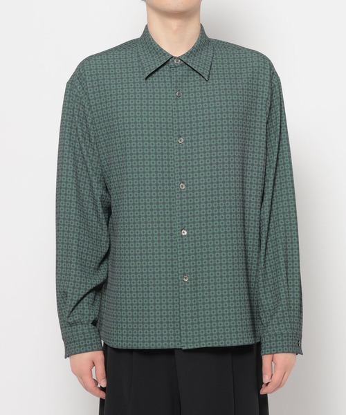 HARE（ハレ）の「コモンガラシャツ(HARE)（シャツ/ブラウス・メンズ・ブラック系その他/グリーン系その他・FREE）」の12枚目の写真