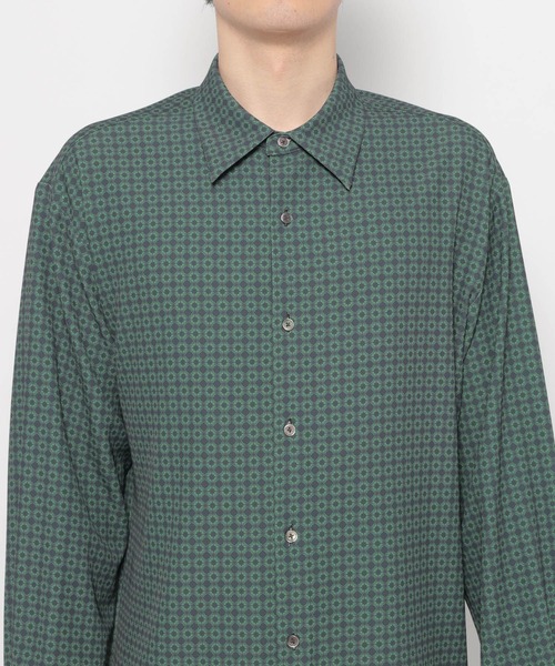 HARE（ハレ）の「コモンガラシャツ(HARE)（シャツ/ブラウス・メンズ・ブラック系その他/グリーン系その他・FREE）」の15枚目の写真