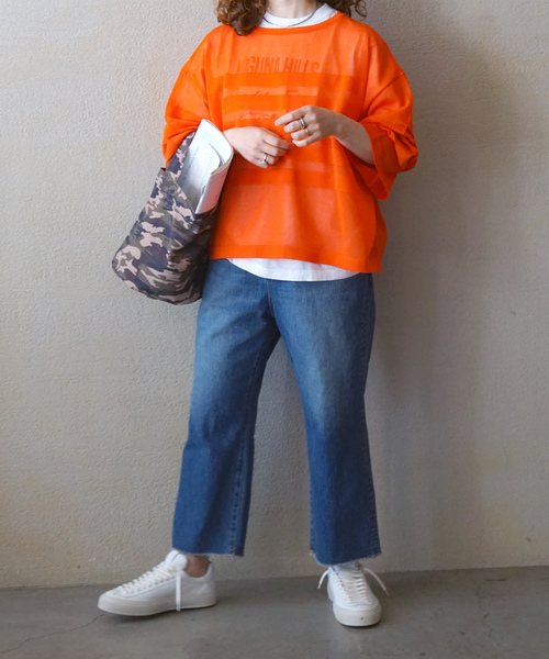 JOURNAL STANDARD LUXE(ジャーナルスタンダード ラックス)の「12OZデニム フラムパンツ(デニムパンツ・レディース・ネイビー・SMALL/LARGE/MEDIUM)」の5枚目の写真