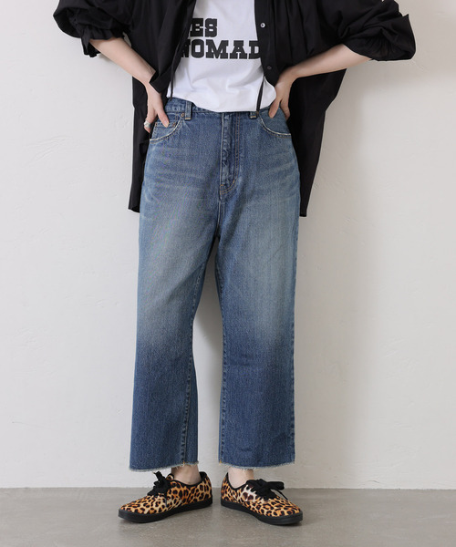 JOURNAL STANDARD LUXE(ジャーナルスタンダード ラックス)の「12OZデニム フラムパンツ(デニムパンツ・レディース・ネイビー・SMALL/LARGE/MEDIUM)」の19枚目の写真