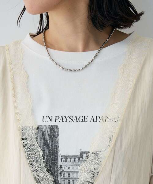 Green　Parks（グリーンパークス）の「ランジェリー風サテンビスチェ（その他トップス・レディース・ブラック/ホワイト系その他2・FREE）」の6枚目の写真