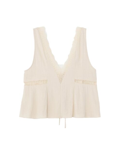 Green　Parks（グリーンパークス）の「ランジェリー風サテンビスチェ（その他トップス・レディース・ブラック/ホワイト系その他2・FREE）」の15枚目の写真