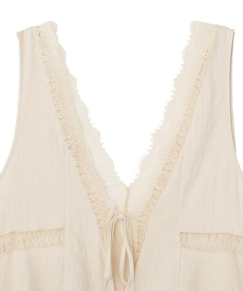 Green　Parks（グリーンパークス）の「ランジェリー風サテンビスチェ（その他トップス・レディース・ブラック/ホワイト系その他2・FREE）」の16枚目の写真