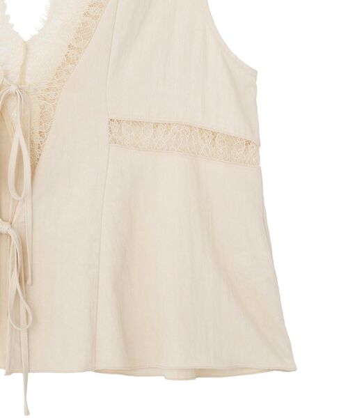 Green　Parks（グリーンパークス）の「ランジェリー風サテンビスチェ（その他トップス・レディース・ブラック/ホワイト系その他2・FREE）」の18枚目の写真