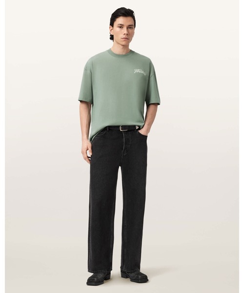 ALLSAINTS(オールセインツ)の「ODYSSEY SHORT SLEEVE CREW T-SHIRT | ODYSSEY 半袖 クルー Tシャツ(Tシャツ/カットソー・メンズ・グリーン系その他・S/M/L/XL/XS)」の4枚目の写真