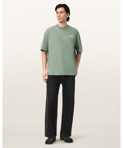 ALLSAINTS(オールセインツ)の「ODYSSEY SHORT SLEEVE CREW T-SHIRT | ODYSSEY 半袖 クルー Tシャツ(Tシャツ/カットソー・メンズ・グリーン系その他・S/M/L/XL/XS)」の6枚目の写真