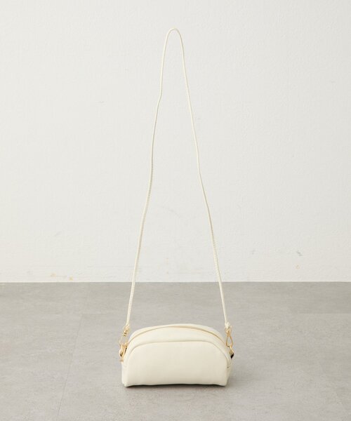 La boutique BonBon（ラブティックボンボン）の「【オウレンティ】ミニショルダーバッグ（トートバッグ・レディース・オフホワイト・FREE）」の3枚目の写真