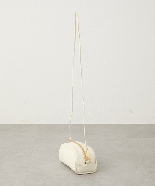 La boutique BonBon（ラブティックボンボン）の「【オウレンティ】ミニショルダーバッグ（トートバッグ・レディース・オフホワイト・FREE）」の4枚目の写真