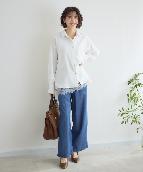 KATHARINE ROSS（キャサリンロス）の「【PILLINI/ピリーニ】テンセルデニムベイカーパンツ（その他パンツ・レディース・ブルー/ネイビー・MEDIUM）」の8枚目の写真