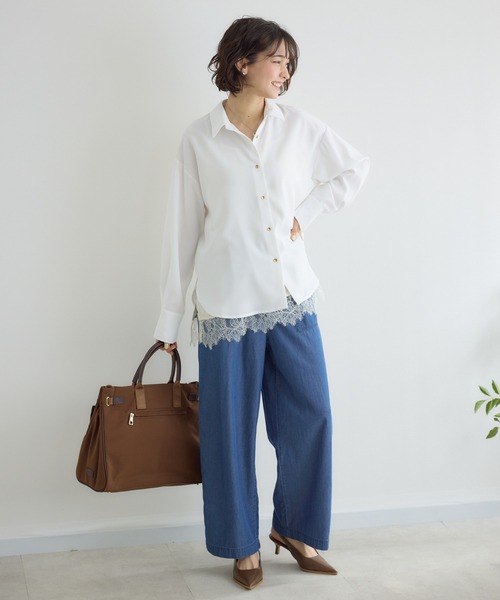 KATHARINE ROSS（キャサリンロス）の「【PILLINI/ピリーニ】テンセルデニムベイカーパンツ（その他パンツ・レディース・ブルー/ネイビー・MEDIUM）」の9枚目の写真