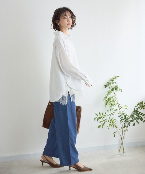 KATHARINE ROSS（キャサリンロス）の「【PILLINI/ピリーニ】テンセルデニムベイカーパンツ（その他パンツ・レディース・ブルー/ネイビー・MEDIUM）」の11枚目の写真