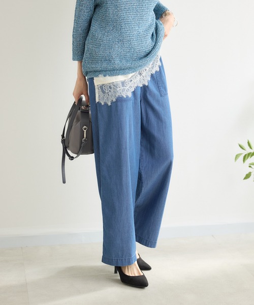 KATHARINE ROSS（キャサリンロス）の「【PILLINI/ピリーニ】テンセルデニムベイカーパンツ（その他パンツ・レディース・ブルー/ネイビー・MEDIUM）」の6枚目の写真