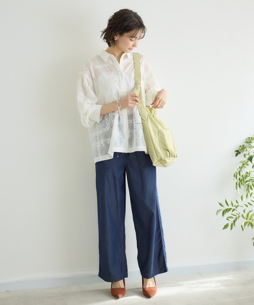 KATHARINE ROSS（キャサリンロス）の「【PILLINI/ピリーニ】テンセルデニムベイカーパンツ（その他パンツ・レディース・ブルー/ネイビー・MEDIUM）」の13枚目の写真