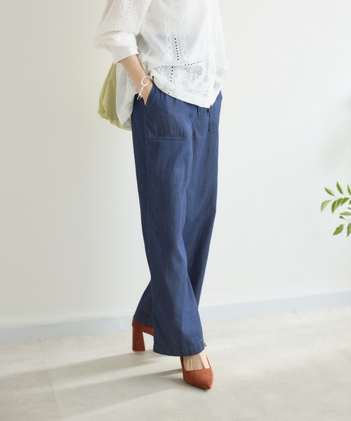 KATHARINE ROSS（キャサリンロス）の「【PILLINI/ピリーニ】テンセルデニムベイカーパンツ（その他パンツ・レディース・ブルー/ネイビー・MEDIUM）」の17枚目の写真