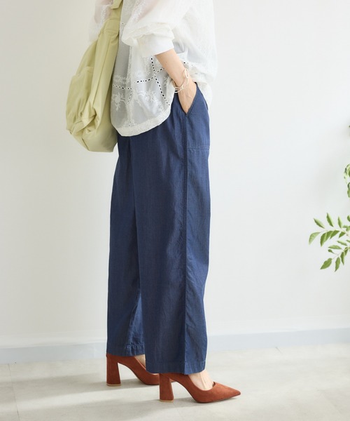 KATHARINE ROSS（キャサリンロス）の「【PILLINI/ピリーニ】テンセルデニムベイカーパンツ（その他パンツ・レディース・ブルー/ネイビー・MEDIUM）」の16枚目の写真