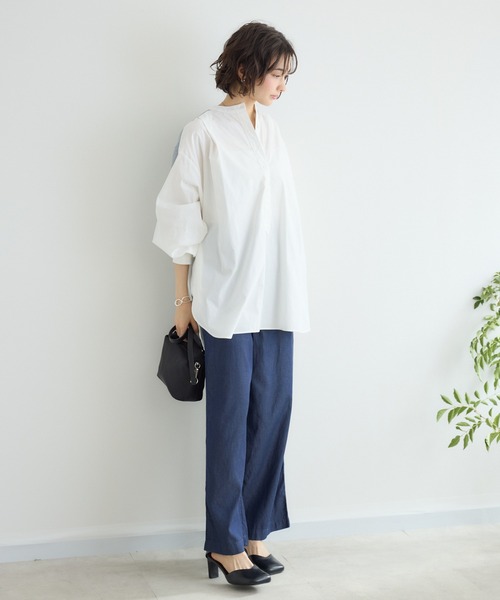 KATHARINE ROSS（キャサリンロス）の「【PILLINI/ピリーニ】テンセルデニムベイカーパンツ（その他パンツ・レディース・ブルー/ネイビー・MEDIUM）」の18枚目の写真