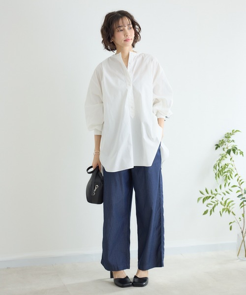 KATHARINE ROSS（キャサリンロス）の「【PILLINI/ピリーニ】テンセルデニムベイカーパンツ（その他パンツ・レディース・ブルー/ネイビー・MEDIUM）」の19枚目の写真