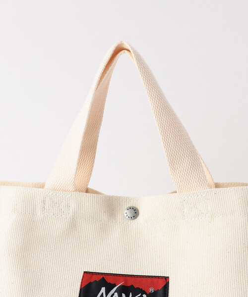 NANGA（ナンガ）の「NANGA/ナンガ NANGA LOGO 2WAY CANVAS TOTE BAG ナンガ ロゴ 2WAY キャンバス トートバッグ（トートバッグ・メンズ・ベージュ・ONE SIZE）」の5枚目の写真