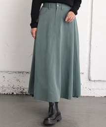 ONE'S TRUE（ワンズトゥルー）の「バックプリーツスカート【ウエストゴム・ポケットあり】（スカート）」