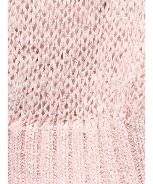 MERCURYDUO（マーキュリーデュオ）の「スカシ編ミラメコンボレロカーディガン（カーディガン/ボレロ・レディース・ピンク/ライトグレー/オフホワイト/ライトブルー/ブラック・FREE）」の20枚目の写真