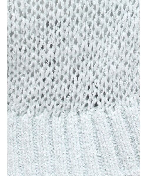 MERCURYDUO（マーキュリーデュオ）の「スカシ編ミラメコンボレロカーディガン（カーディガン/ボレロ・レディース・ピンク/ライトグレー/オフホワイト/ライトブルー/ブラック・FREE）」の21枚目の写真