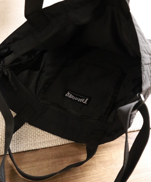 THRASHER(スラッシャー)の「THRASHER TOTE SHOULDER L 2WAY トート ショルダーバッグ(トートバッグ・メンズ・ブラック×ホワイト/ブラック系・FREE)」の13枚目の写真