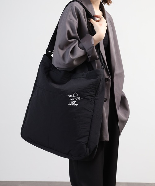 THRASHER(スラッシャー)の「THRASHER TOTE SHOULDER L 2WAY トート ショルダーバッグ(トートバッグ・メンズ・ブラック×ホワイト/ブラック系・FREE)」の17枚目の写真