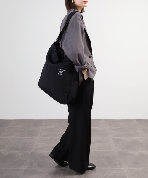 THRASHER(スラッシャー)の「THRASHER TOTE SHOULDER L 2WAY トート ショルダーバッグ(トートバッグ・メンズ・ブラック×ホワイト/ブラック系・FREE)」の18枚目の写真
