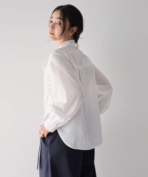 YECCA VECCA（イェッカヴェッカ）の「ボウタイシャツ（シャツ/ブラウス・レディース・ホワイト・M）」の5枚目の写真