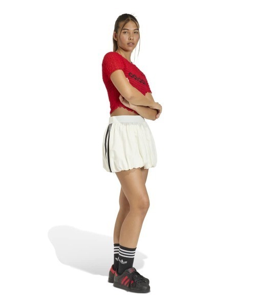 adidas(アディダス)の「adidas originals BALLOON SKIRT(アディダスオリジナルス バルーンスカート)(スカート・レディース・オフホワイト・SMALL/MEDIUM/LARGE)」の4枚目の写真
