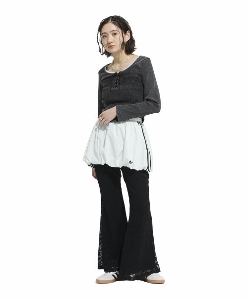 adidas(アディダス)の「adidas originals BALLOON SKIRT(アディダスオリジナルス バルーンスカート)(スカート・レディース・オフホワイト・SMALL/MEDIUM/LARGE)」の7枚目の写真