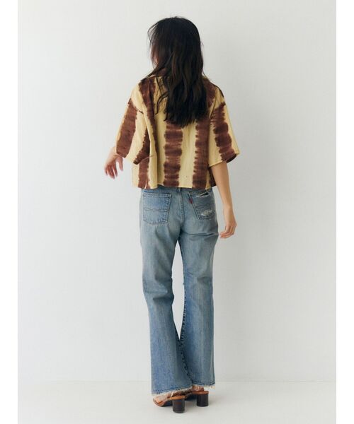 Ungrid(アングリッド)の「タイダイ開襟ハーフスリーブシャツ(シャツ/ブラウス・レディース・ブラウン/ブルー・FREE)」の22枚目の写真