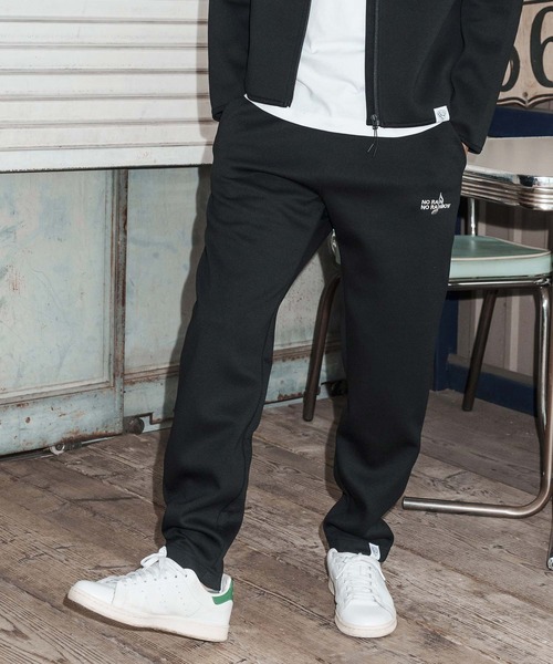 mp14817-cardboard knit pants with two-tone embroidery イージー