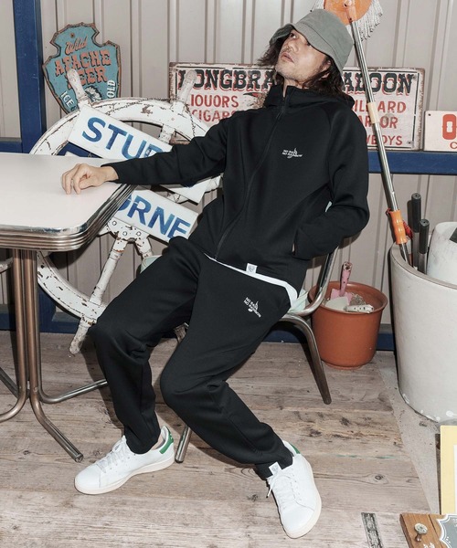 No Rain No Rainbow(ノーレインノーレインボー)の「mp14817-cardboard knit pants with two-tone embroidery イージーパンツ(NR26S-10)(その他パンツ・メンズ・ネイビー/ブラック/トップグレー・XL/L/M/S)」の18枚目の写真