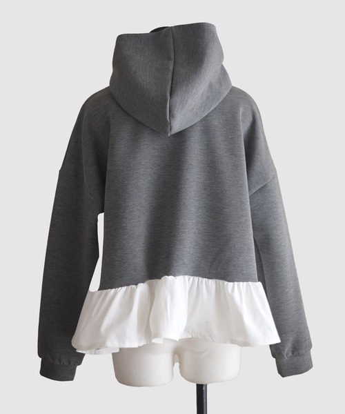 Marient（マリエント）の「ペプラムポンチPO（Tシャツ/カットソー・レディース・グレー/ブラック・FREE）」の18枚目の写真