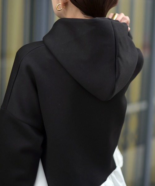 Marient（マリエント）の「ペプラムポンチPO（Tシャツ/カットソー・レディース・グレー/ブラック・FREE）」の21枚目の写真