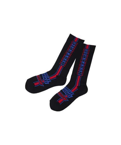 HYSTERIC GLAMOUR（ヒステリックグラマー）の「HG PIT CREW スポーツソックス（ソックス/靴下・メンズ・ブラック系その他/ブラック/ホワイト系その他/ホワイト・FREE）」の3枚目の写真