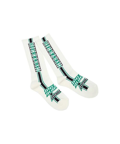 HYSTERIC GLAMOUR（ヒステリックグラマー）の「HG PIT CREW スポーツソックス（ソックス/靴下・メンズ・ブラック系その他/ブラック/ホワイト系その他/ホワイト・FREE）」の6枚目の写真