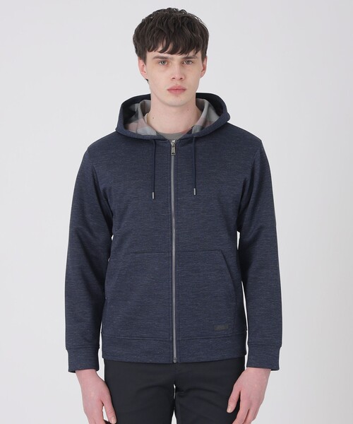 BLACK LABEL CRESTBRIDGE（ブラックレーベル・クレストブリッジ）の「メランジラミーバックチェックパーカー（パーカー・メンズ・ライトグレー・XL/L/M）」の10枚目の写真