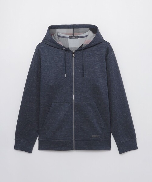 BLACK LABEL CRESTBRIDGE（ブラックレーベル・クレストブリッジ）の「メランジラミーバックチェックパーカー（パーカー・メンズ・ライトグレー・XL/L/M）」の15枚目の写真