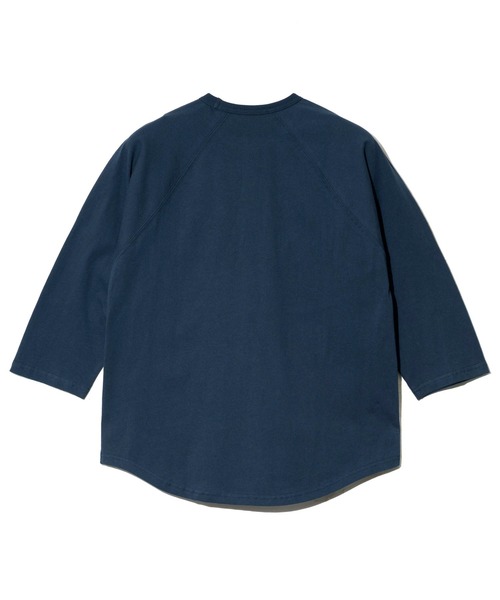 go slow caravan(ゴースローキャラバン)の「USA/C 色々刺繍 8分袖 BB TEE(Tシャツ/カットソー・メンズ・コーラルピンク/ネイビー/ラベンダー・X-LARGE/LARGE/MEDIUM)」の19枚目の写真