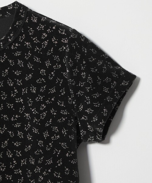 Steven Alan（スティーブンアラン）の「＜Steven Alan＞フラワー ベロア Tシャツ（Tシャツ/カットソー・レディース・ワインレッド/ブラック・FREE）」の11枚目の写真